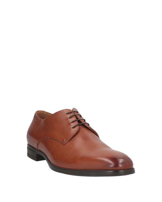 Boss Brown Lace-Up Shoes for men