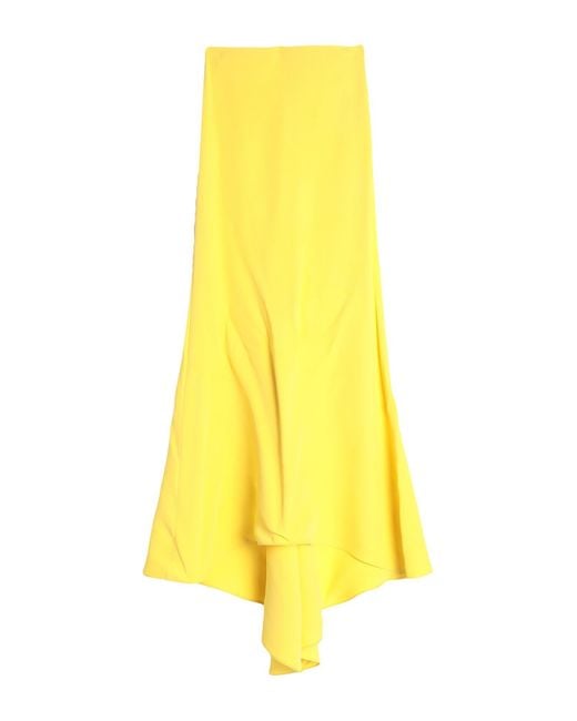 Valentino Garavani Yellow Maxi Skirt