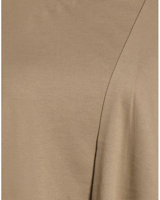 Fabiana Filippi Natural Khaki T-Shirt Cotton, Ecobrass