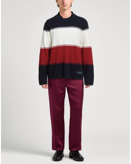 Pullover Tommy Hilfiger de hombre de color Red