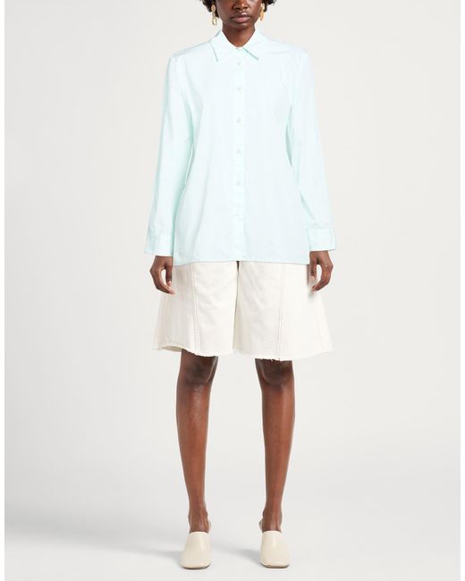 Manuel Ritz White Light Shirt Cotton