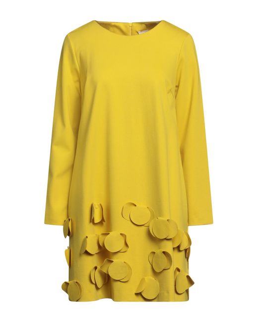 MEIMEIJ Yellow Mini Dress