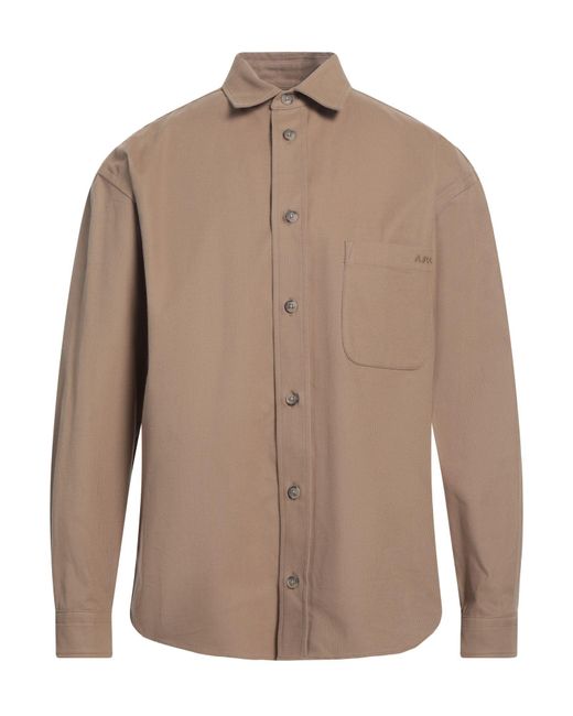 A.P.C. Brown Shirt for men