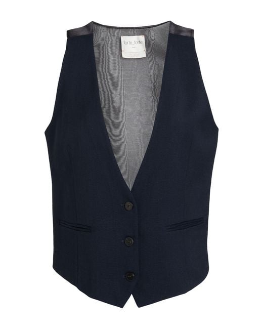 Forte_forte Blue Tailored Vests
