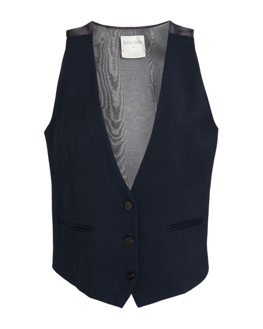 Forte Forte Blue Couture-Weste