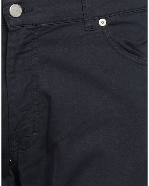 Harmont & Blaine Blue Pants Cotton, Elastane for men
