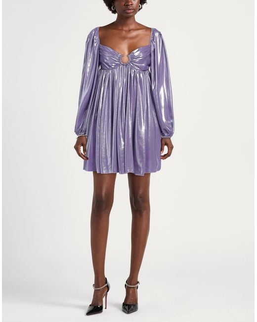 Aniye By Purple Mini Dress Polyester