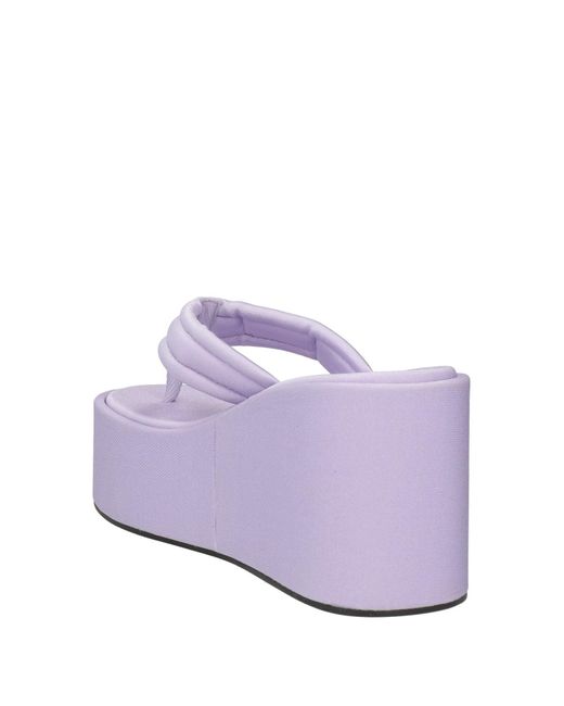 Coperni Purple Thong Sandal