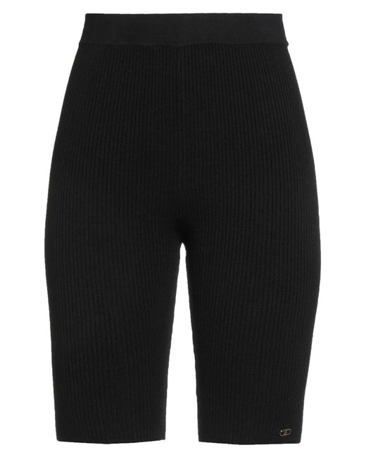 Elisabetta Franchi Black Shorts & Bermuda Shorts