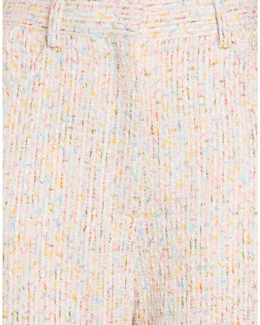 MSGM White Pants Polyester