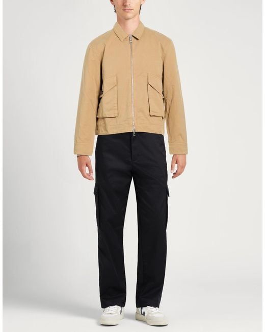 Officine Generale Natural Sand Jacket Cotton for men