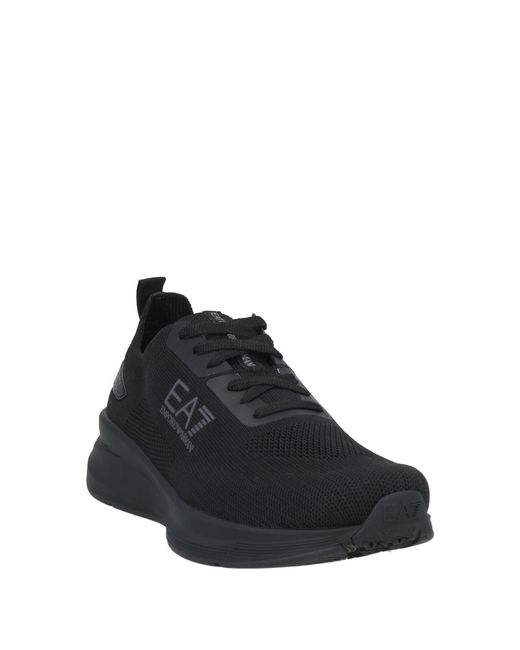 EA7 Black Sneakers for men
