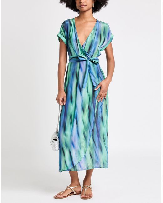 ARMANI EXCHANGE Blue Maxi Dress