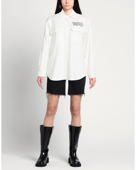 ERMANNO FIRENZE White Shirt Cotton