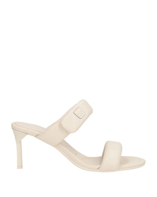 ARMANI EXCHANGE White Sandals