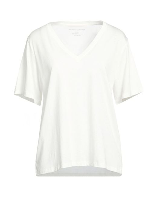 Majestic Filatures White Ivory T-Shirt Lyocell, Organic Cotton