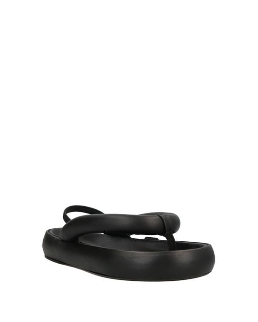 Isabel Marant Black Thong Sandal