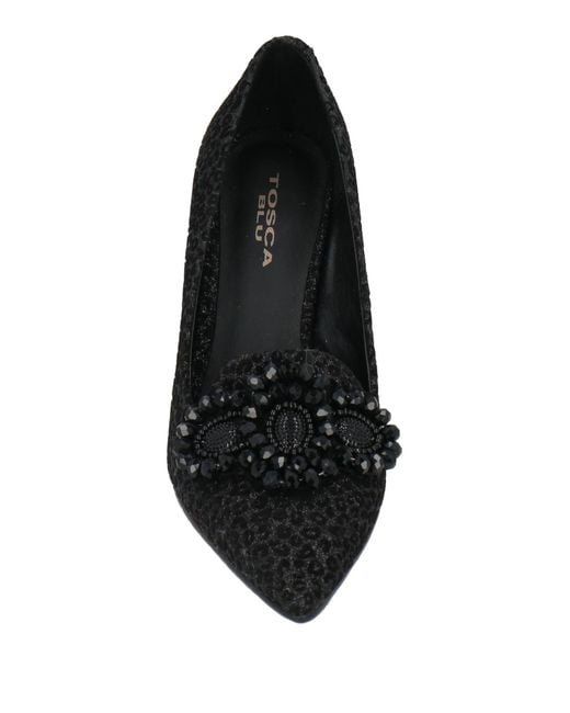 Tosca Blu Black Pumps Textile Fibers