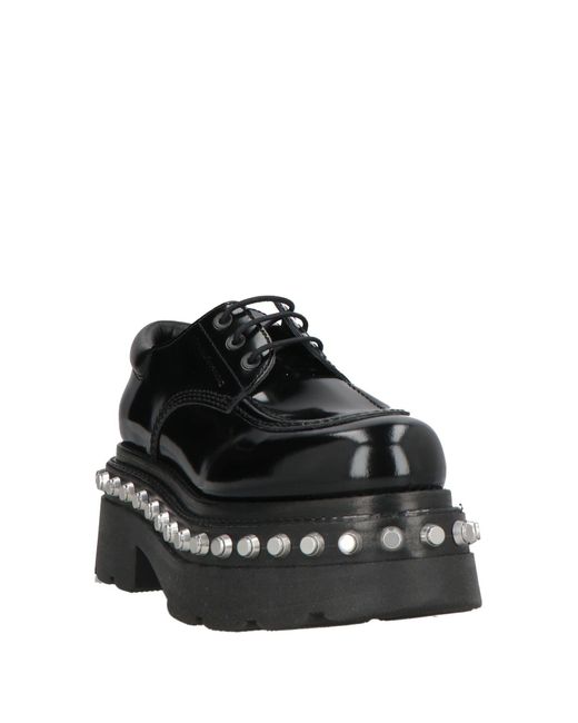 Alexander Wang Black Schnürschuh