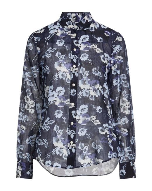 Gant Blue Shirt Cotton, Silk