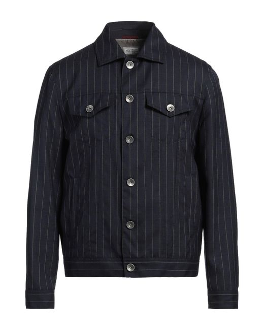 Brunello Cucinelli Blue Jacket for men