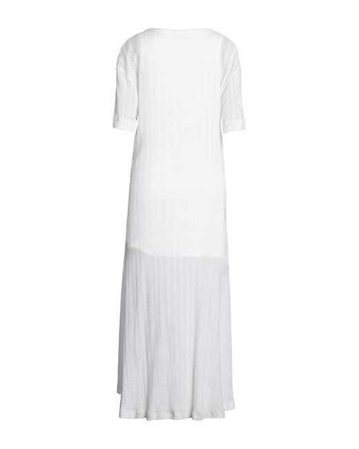 Cedric Charlier White Maxi Dress