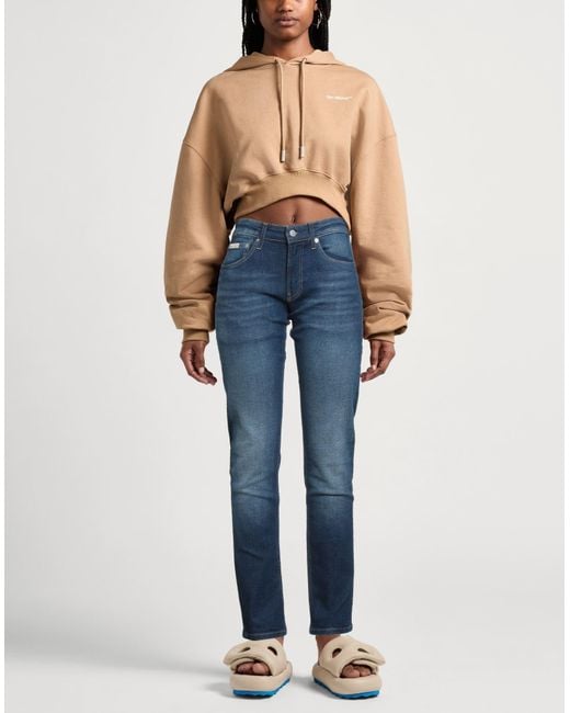 Calvin Klein Blue Jeans Cotton, Polyester, Elastane