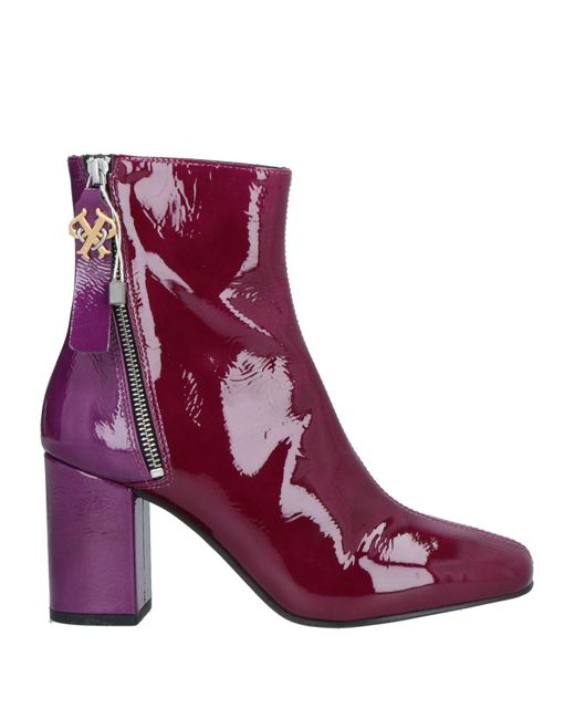 Pinko Purple Ankle Boots