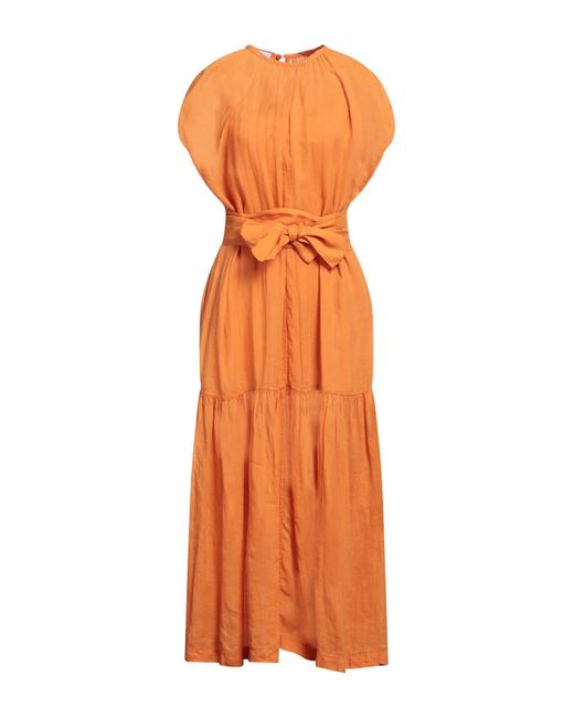 Nude Orange Maxi Dress