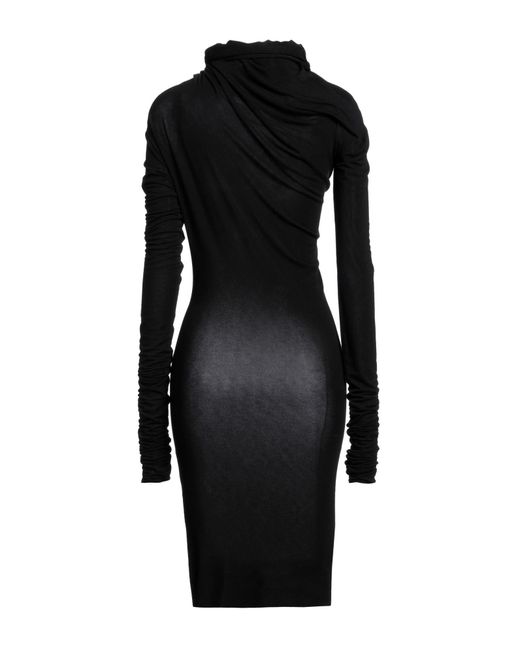 Ann Demeulemeester Black Midi-Kleid
