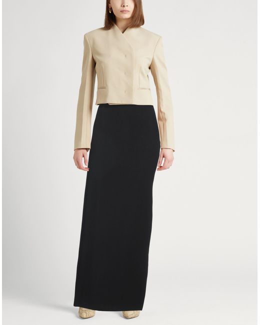 Nina Ricci Black Maxi Skirt Acetate, Viscose