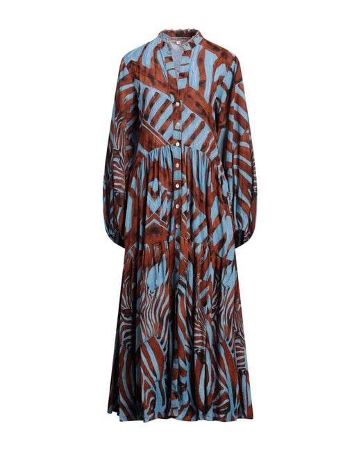 CONNOR & BLAKE Blue Maxi-Kleid