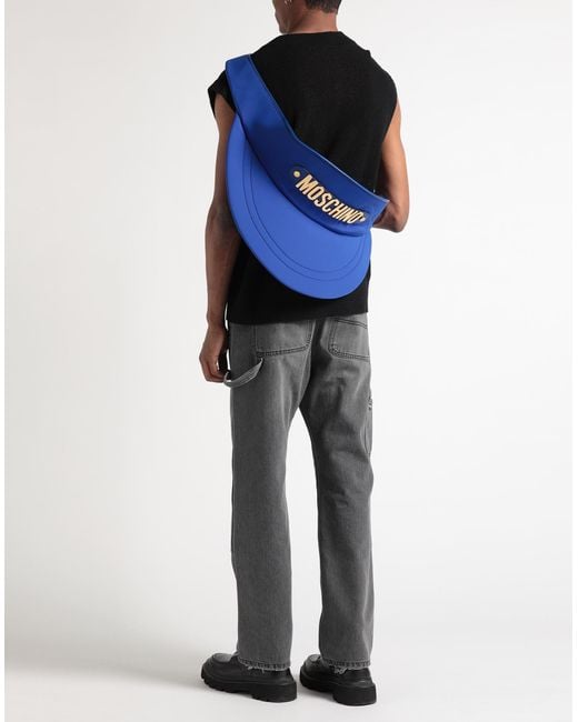 Moschino Blue Belt Bag for men