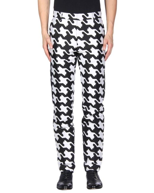 DSquared² Black Pants Cotton, Silk for men