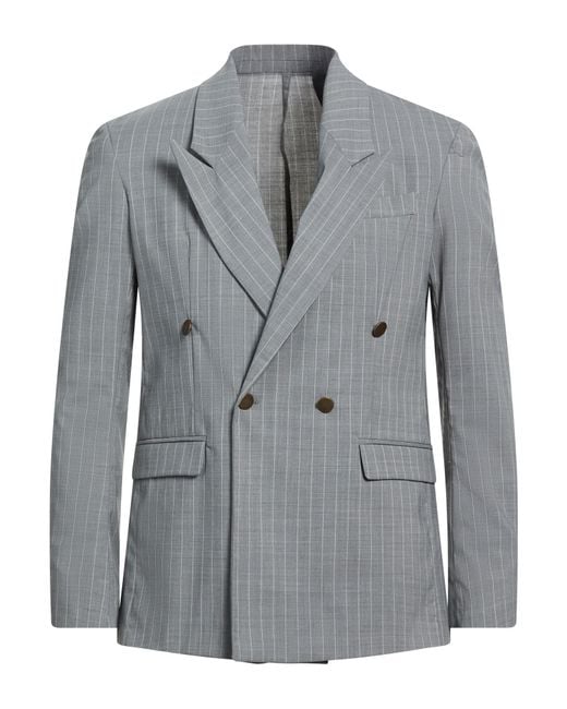 MARSĒM Gray Blazer Virgin Wool, Polyester, Elastane for men