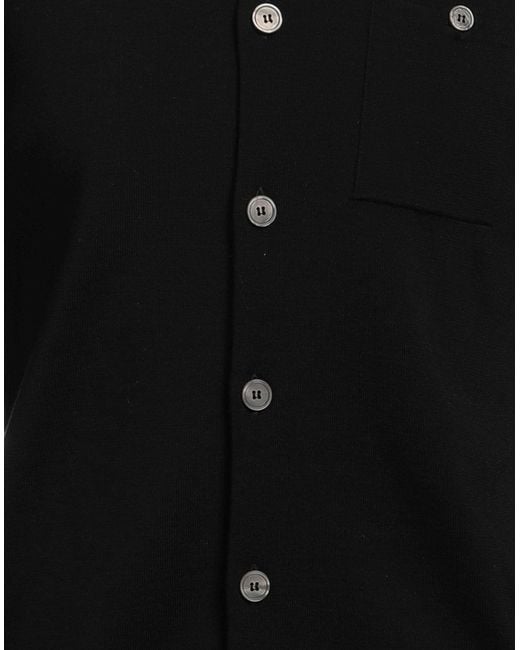 Alpha Studio Black Cardigan for men