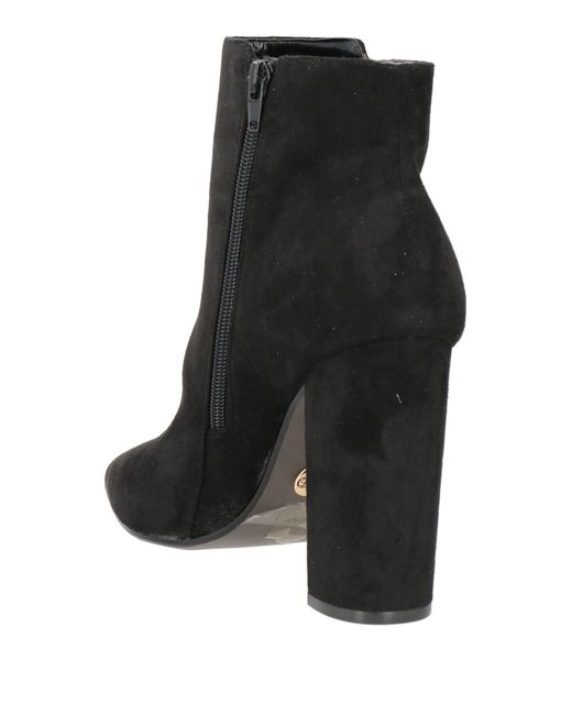 Buffalo Black Ankle Boots Leather