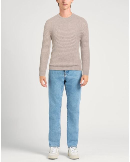 Alpha Studio Natural Sweater Merino Wool for men