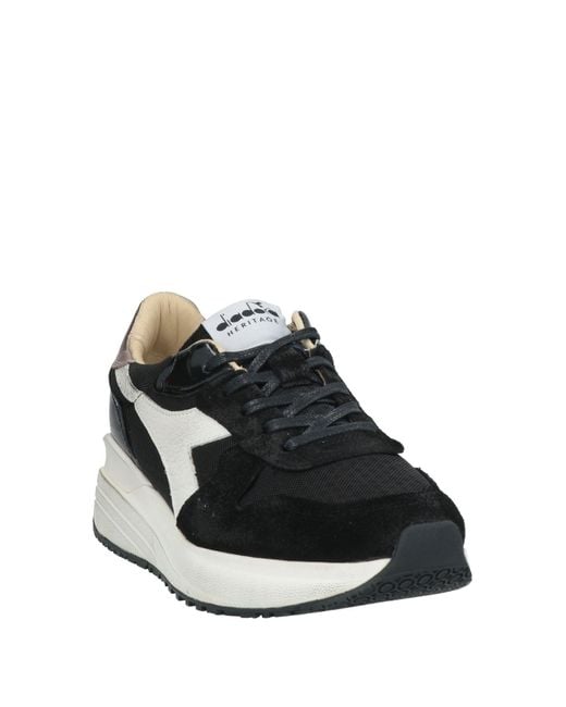 Diadora Black Trainers