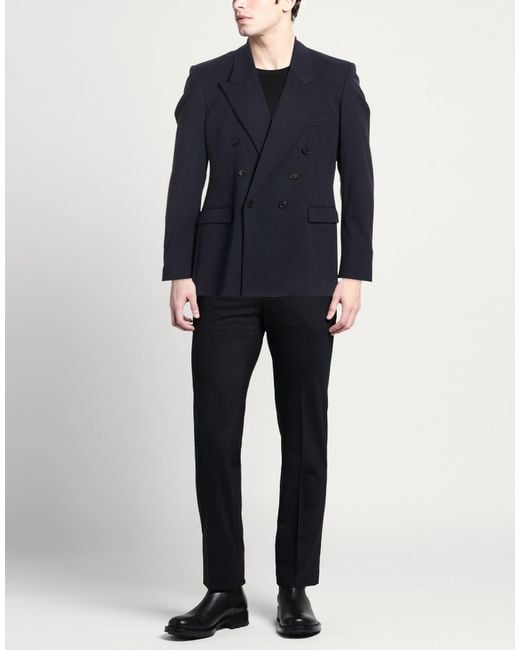 Grifoni Blue Blazer Polyester, Virgin Wool, Elastane for men