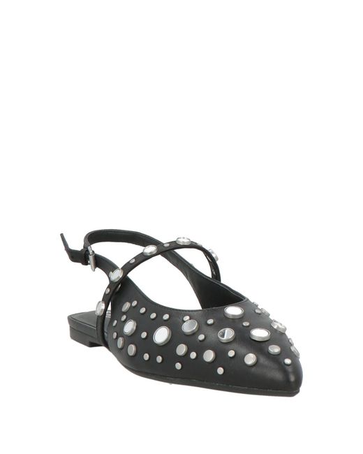 Ash White Ballet Flats