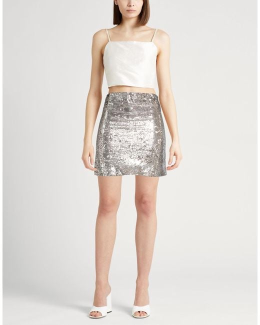 Alysi Gray Mini Skirts