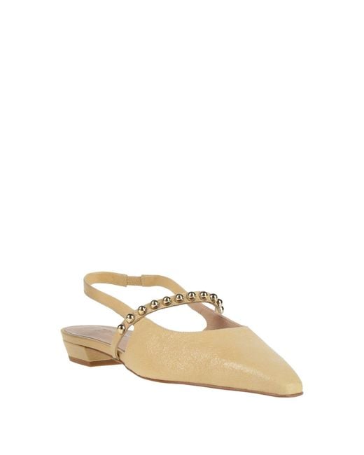 Zinda Natural Ballet Flats Leather