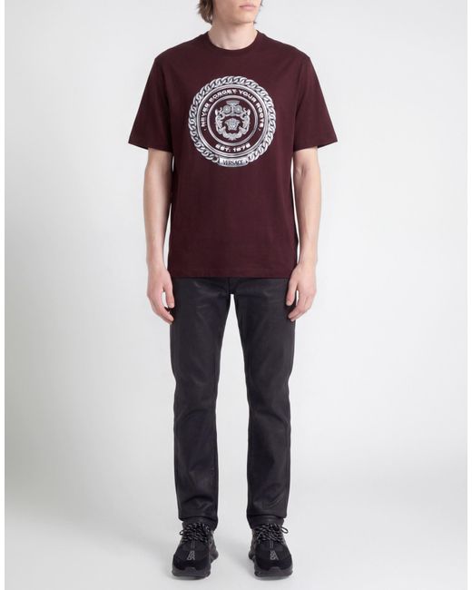 Versace Red T-Shirt Cotton for men