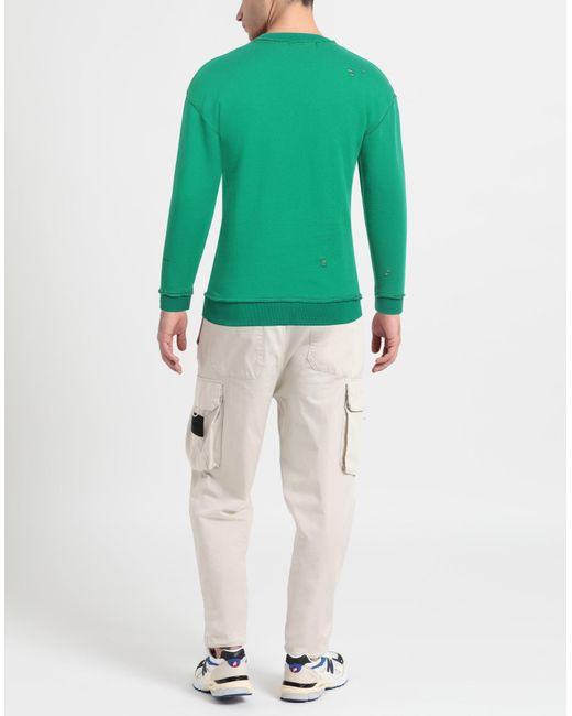 Grey Daniele Alessandrini Sweatshirt in Green für Herren