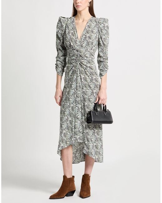 Isabel Marant Gray Midi-Kleid