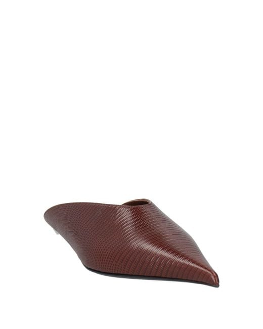 Mugler Brown Mules & Clogs