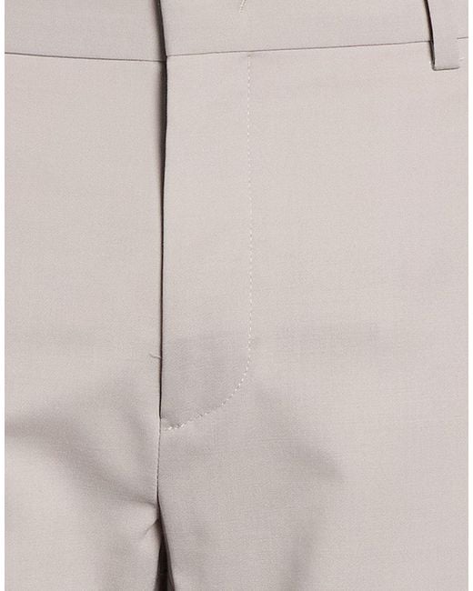 BE ABLE Gray Pants Virgin Wool, Polyester, Elastane for men