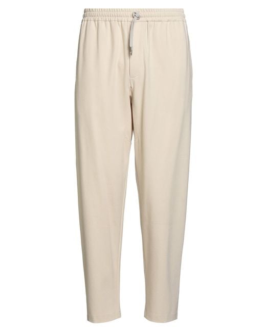 Harris Wharf London Natural Pants Viscose, Polyamide, Elastane for men