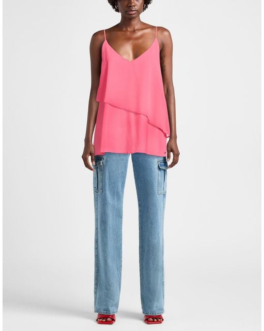 ARMANI EXCHANGE Pink Top Polyester